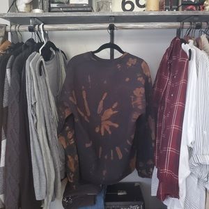 Tye dye crew neck sweater